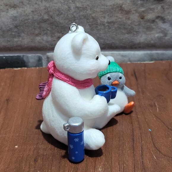 Hallmark Christmas Ornament Cold Day Warm Friends 2008 Snowball & Tuxedo - Picture 11 of 12